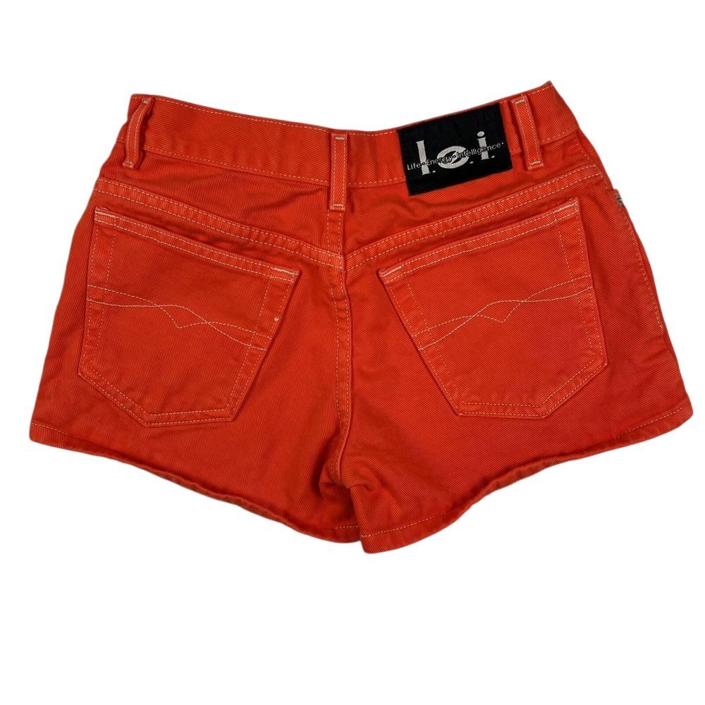 LEI Shorts Womens‎ Size 3 Summer Orange Cotton Casual Cutoff Summer Style